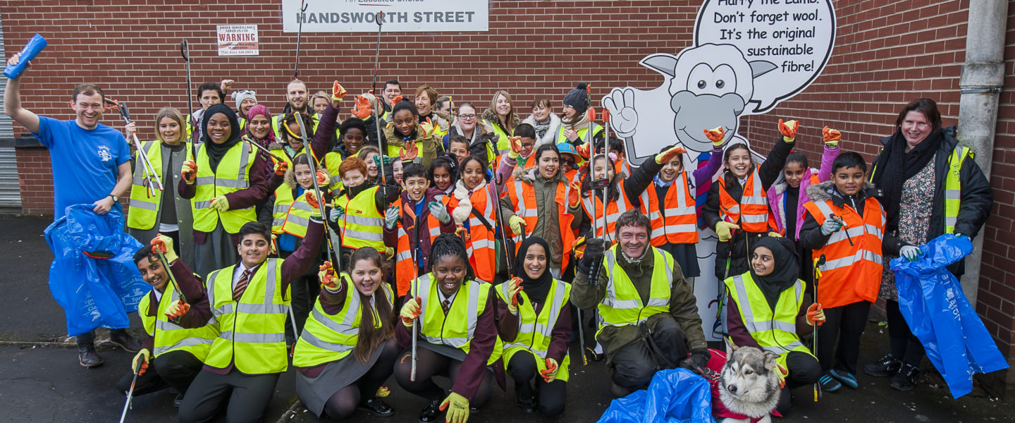 Eco-Schools get active with David Luke Uniforms as part of the Great  British Spring Clean - Eco Schools